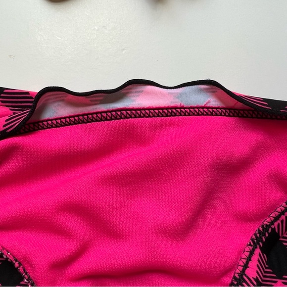 Arizona TWO PIECE Black & Pink Checkered Swimwear - Picture 6 of 11